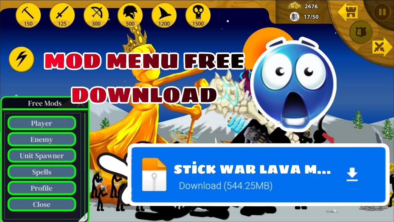 STİCK WAR LEGACY MOD MENU DOWNLOAD FREE 😱 • STİCK WAR LEGACY 