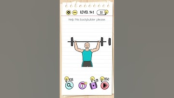 brain test level 141 Help this bodybuilder please