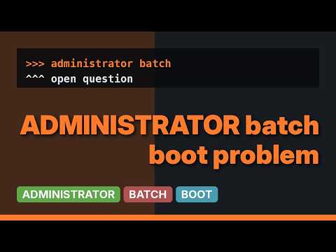 Batch file - start program with admin rights (2 Solutions!!)