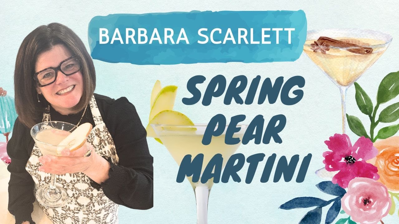Spring Pear Martini! 🍐 Sweet & Refreshing Cocktail Recipe - YouTube