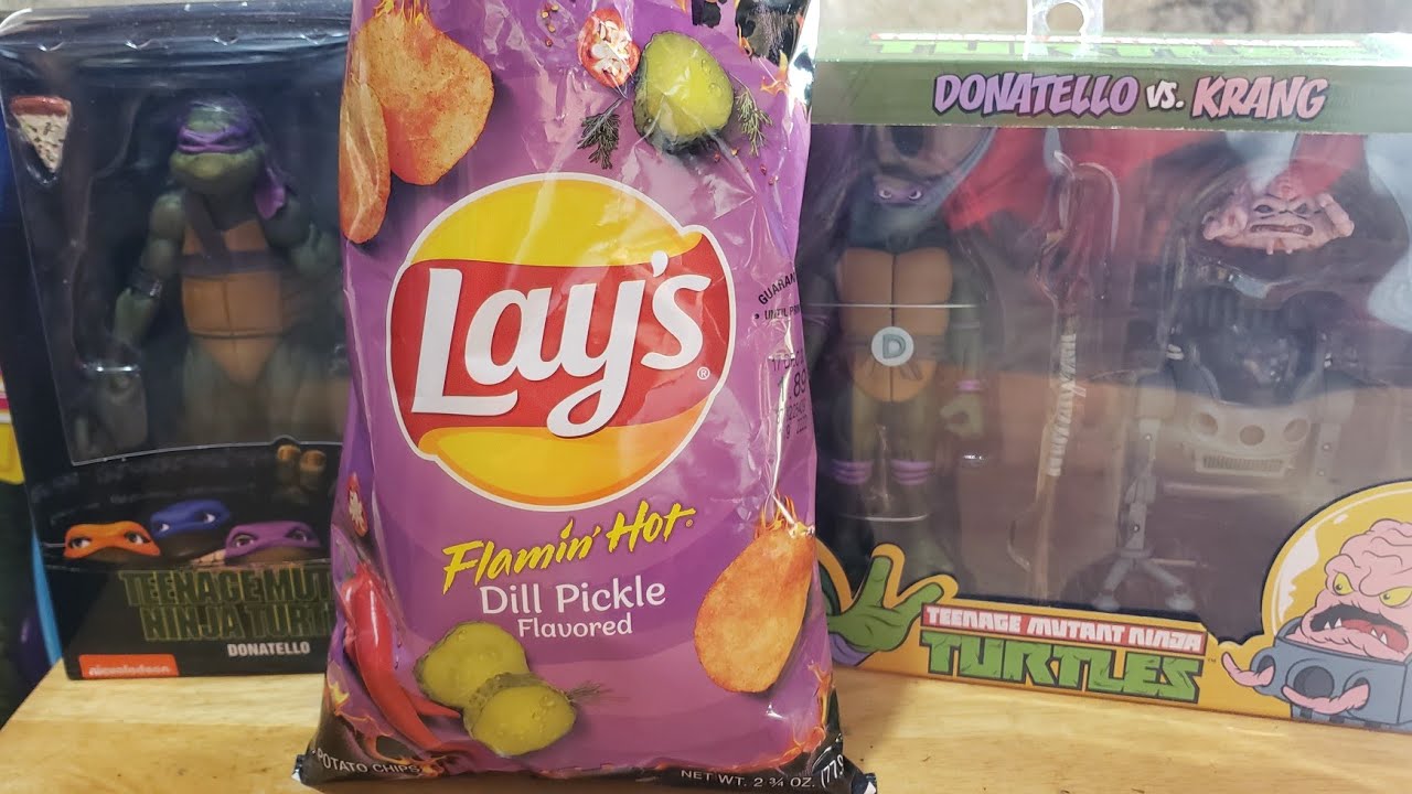 Lays Flaming hot Dill Pickle chip review! YouTube