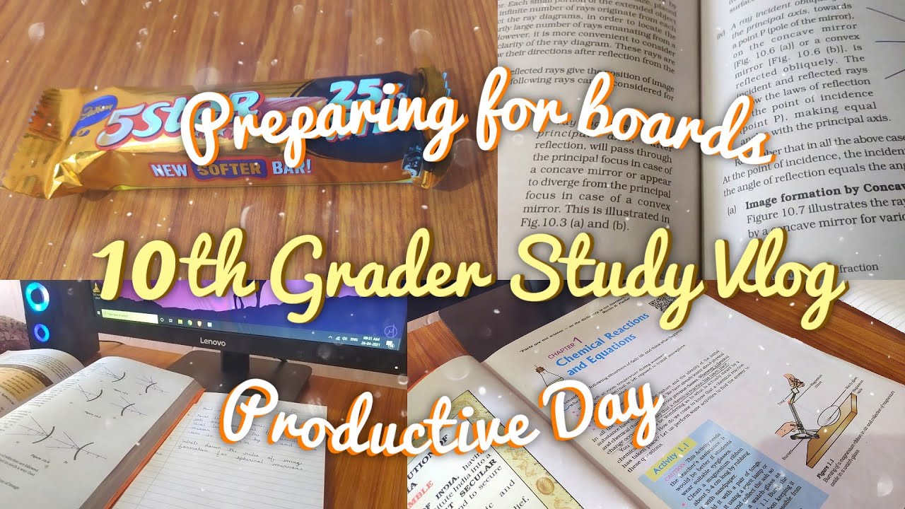 Preparing for boards | CBSE 10th Grader Study Vlog - YouTube