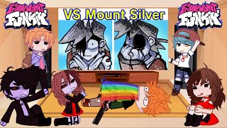 FNF react to Friday Night Funkin' VS Mount Silver | Monochrome Remix (Hypno Lullaby/FNF Mod)