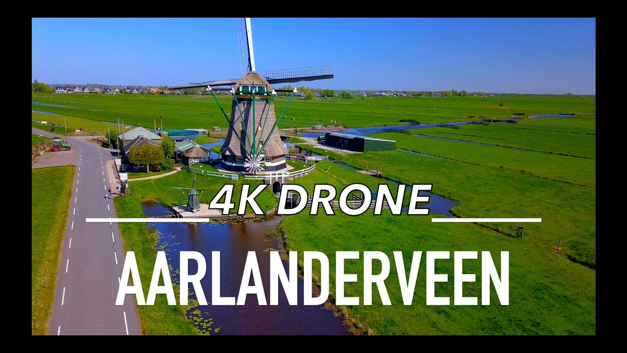 AARLANDERVEEN by Drone 4K Netherlands Nederland