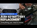 How to Remove, Install and Adapt the New Battery in Audi A3  | VW | | DIY | COMPLETE GUIDE