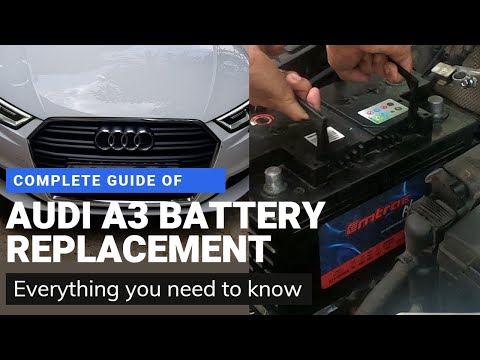 How to Remove, Install and Adapt the New Battery in Audi A3  | VW | | DIY | COMPLETE GUIDE