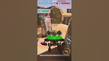 The small size drama of #UE #Mender vs  Skyros #warrobots War Robots #gaming #wr