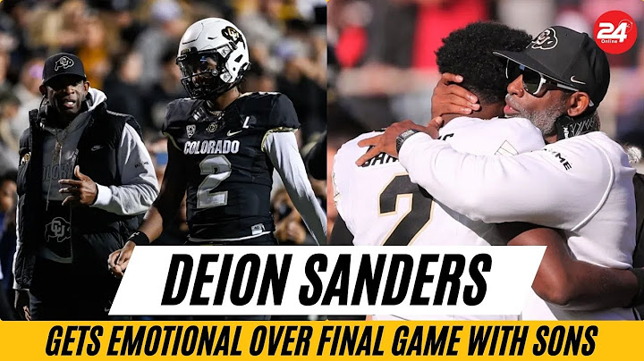 Deion Sanders Gets Emotional Over Final Game with Sons at Alamo Bowl
