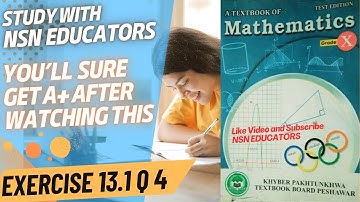 Class 10th Math | KPK Board | Unit 13-Practical Geometry Circle |Exercise 13.1|Q 4| KPK Board | NSN