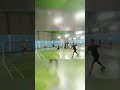 Seru !!! Rally Panjang penuh trik !? lawan sampai terjatuh #badminton #shorts