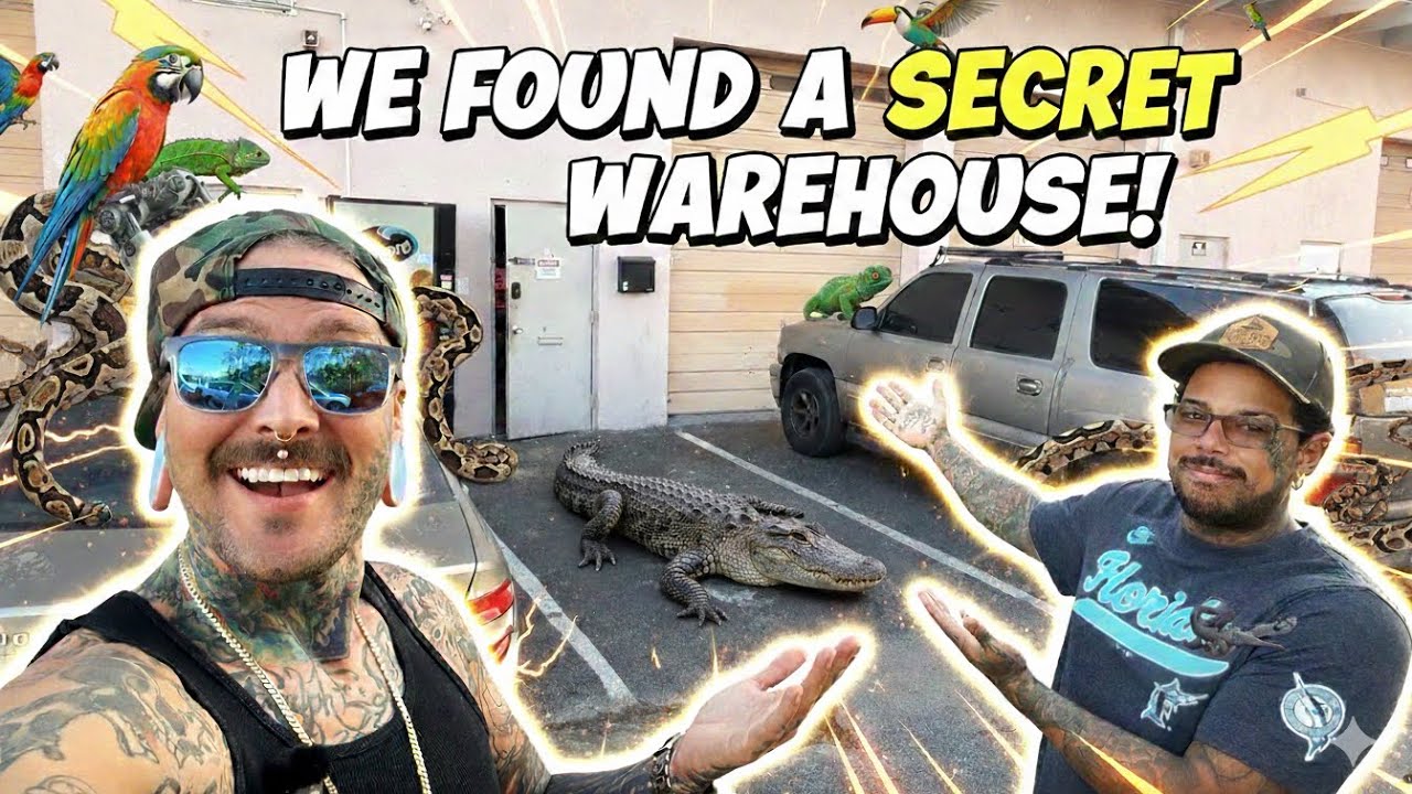 I Found a SECRET Warehouse Full of Exotic Animals… 😱