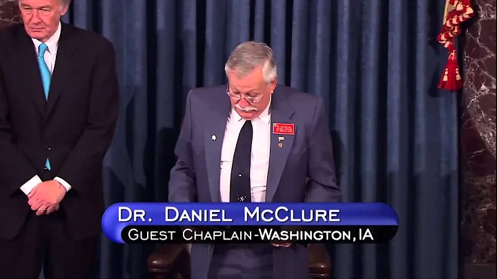 Dr. Daniel McClure Serves as Senate Guest Chaplain