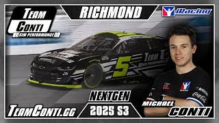 iRacing Pro Track Guide by Team Conti Sim Performance I NASCAR NextGen at Richmond