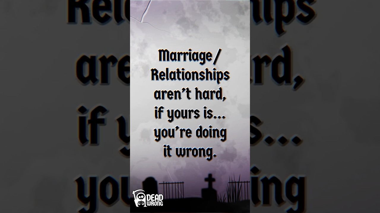 Should Relationships Be Difficult At All?