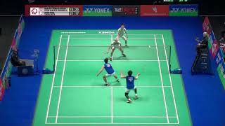 R16 MD | Kevin Sanjaya SUKAMULJO/ Marcus Fernaldi GIDEON vs  KOGA/ SAITO | All England 2022