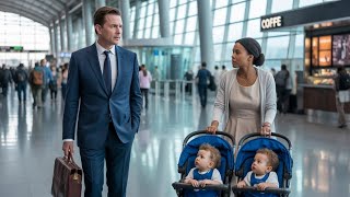 BILLIONAIRE STUNNED AT AIRPORT SEEING HIS EX-MAID - WITH TWINS WHO LOOK JUST LIKE HIM...,