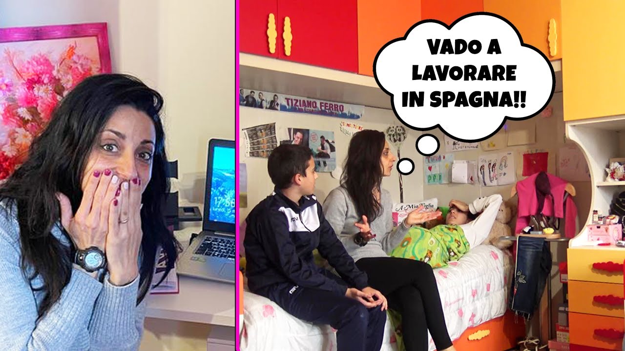 MAMMA VA A LAVORARE ALL'ESTERO!!✈ - SCHERZO A TINA E PIPPO 😂