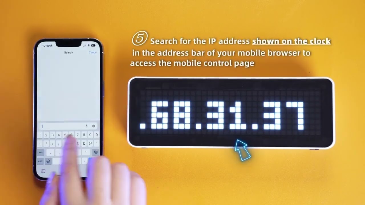 Ulanzi TC001 Smart Pixel Clock LED Full Color Pixel Display Pomo