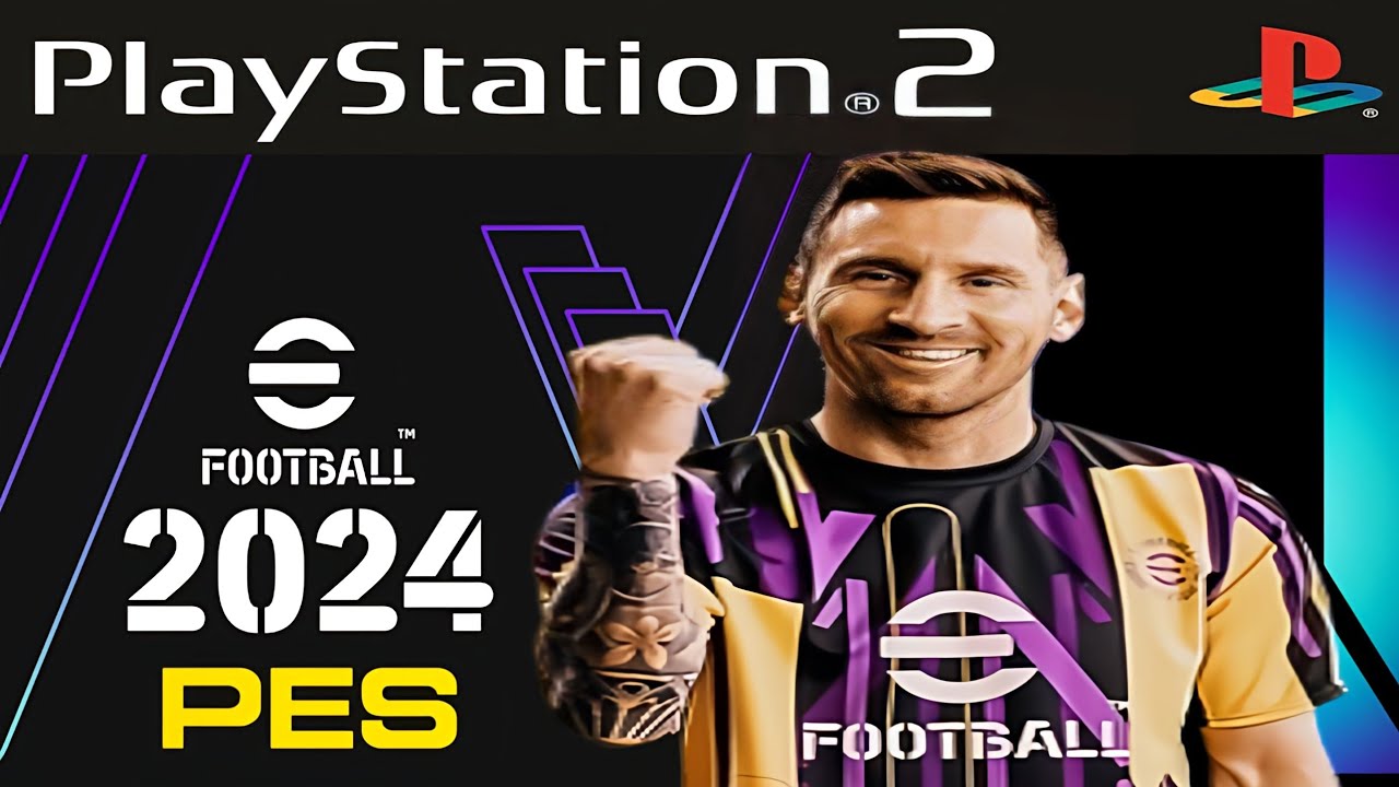 PES 2024 PS2 ISO ATUALIZADO EFOOTBALL DOWNLOAD GRÁTIS YouTube