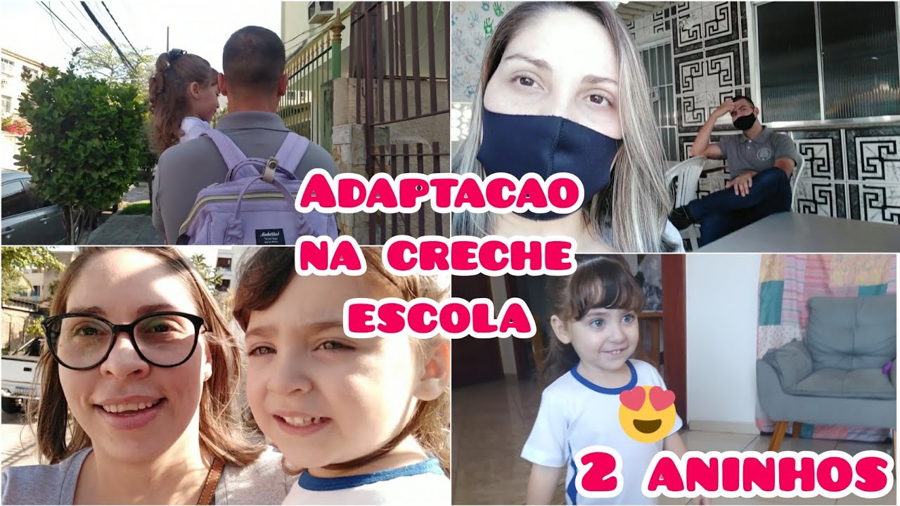 PRIMEIRO DIA DE ADAPTAÇÃO NA CRECHE ESCOLA | SOPHIA 2 ANOS #julho2021 ...
