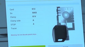 Silca Futura PRO 8 Decoding standard keys