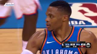 Oklahoma City Thunder vs  New York Knicks Full Game Highlights 19 Oct. 2017-18 NBA Season