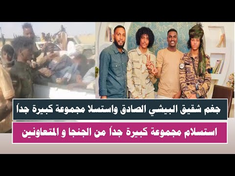 اشتباااكات جغم شقيق البيشي الصادق واستسلا مجموعة كبيرة جدا من الجنجا و المتعاونين