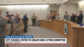 Pickens County Council votes to create a "Keep Pickens County Beautiful Committee"