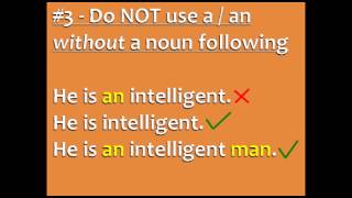 Famous Common Errors in English - A, AN, and THE Net Worth