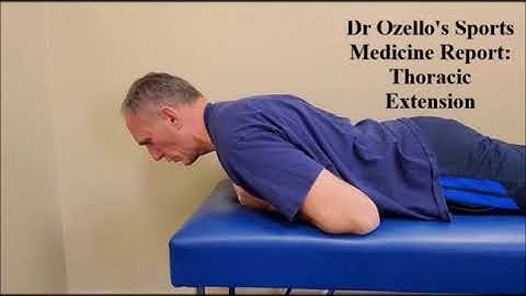 Thoracic Spine Extension