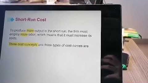 video on Chapter Production and Costs -Costs part 1