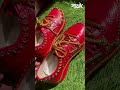 Royal Red Designer Sneakers#reddesignersneakers #redsneakers #handcrafted #madebyhand