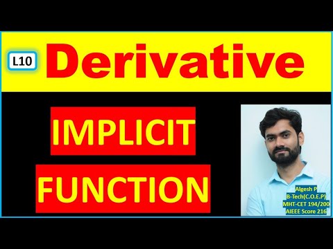 डेरिवेटिव्स_L11_IMPLICIT फंक्शन का व्युत्पन्न_Ex1.3