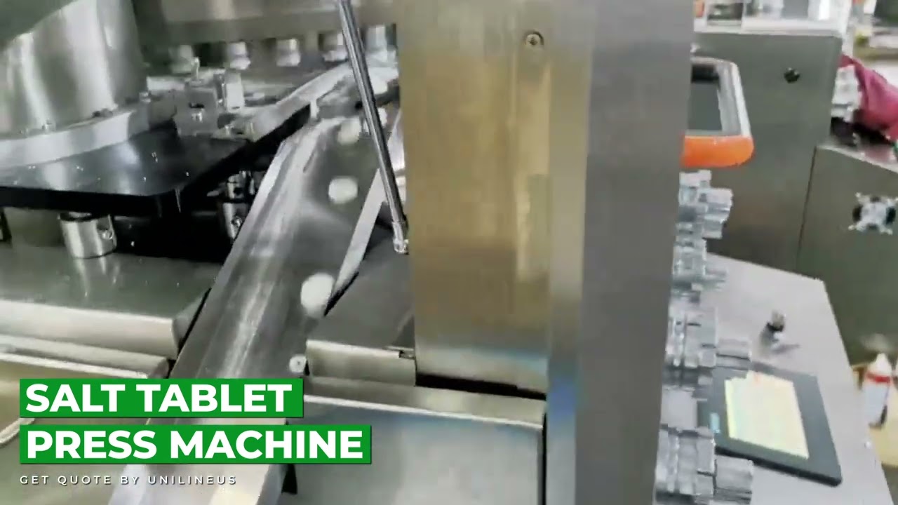 🧂 High-Efficiency Salt Tablet Press Machine – Fast & Precise!