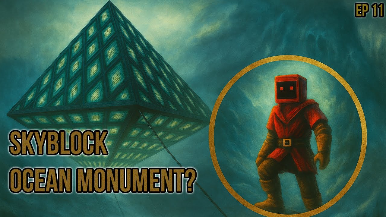 Minecraft's No Water No Lava Skyblock I Built a GIANT Automated Factory!