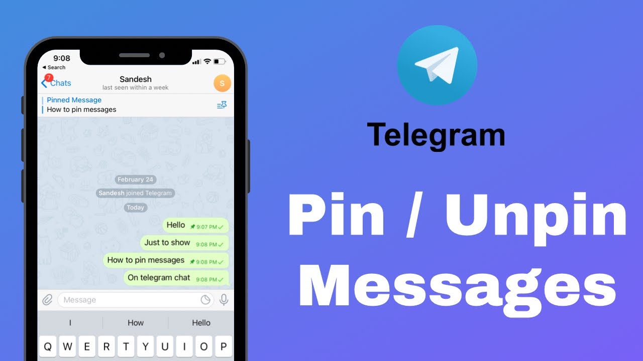 Telegram pin