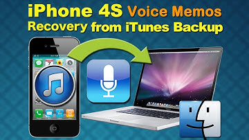 Mac iPhone Recovery: How to Restore Voice Memos from iPhone 4S iTunes Backup on Mac