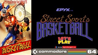 Street Sports Basketball - C64 - Epyx - 1987 - Level Tough - Lets Play - Commodore 64 - C64 Games