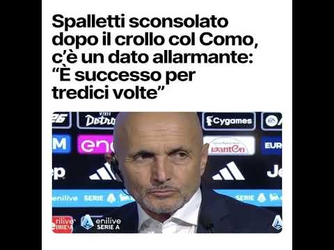 Video Le parole di Spalletti dopo il ko interno della Juve col Como. L’analisi sugli errori #juventus