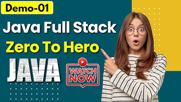Java Full Stack Demo 01 | Full Stack Java Developer Tutorial | Zero To Hero | Harsha Trainings