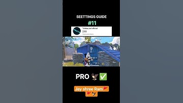 Settings Guide #11 #bgmisettings #bgmicontrols #pubgsettings #bgmi #pubgmobile #bgmitipsandtricks