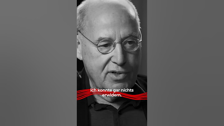 Gregor Gysi über die Ehe