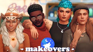 Giving Moonwood Mill townies makeovers + cc list // The Sims 4 Werewolves - Create a Sim
