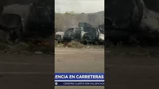 ¡Jornada de terror en Sinaloa! Enfrentamientos en Elota desatan ola de violencia en carreteras