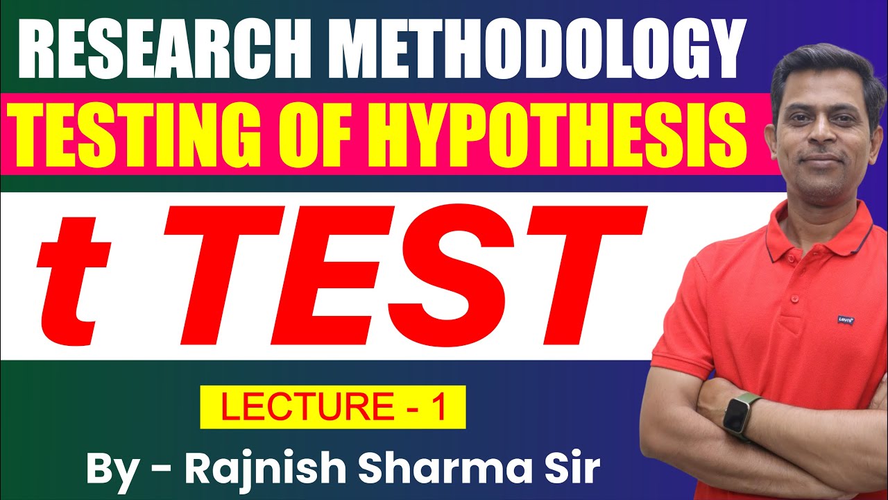 t Test | Hypothesis Testing | T Test | Paired T Test | Research ...