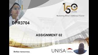 DPR3704 Assignment 02 Class 1 6 09 2023