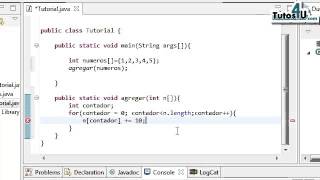 Métodos con Array. Tutorial 30. Curso de Programación Java en Español.