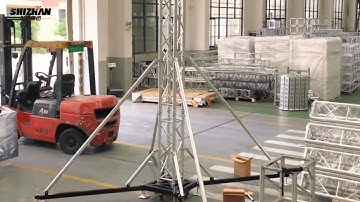 line array speaker truss tower