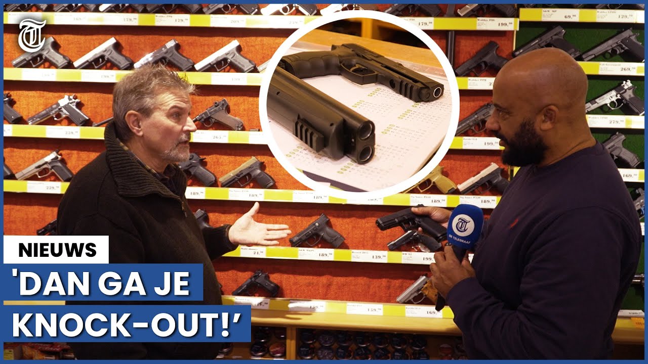 Bizar! Deze wapens koop je net over de Duitse grens