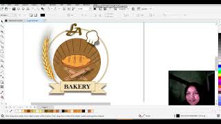 CARA MEMBUAT  DESAIN LOGO ROTI BAKERY